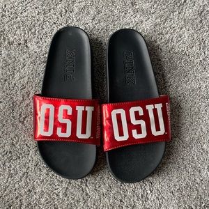 Victorias Secret PINK Ohio State slides size M or 7/8